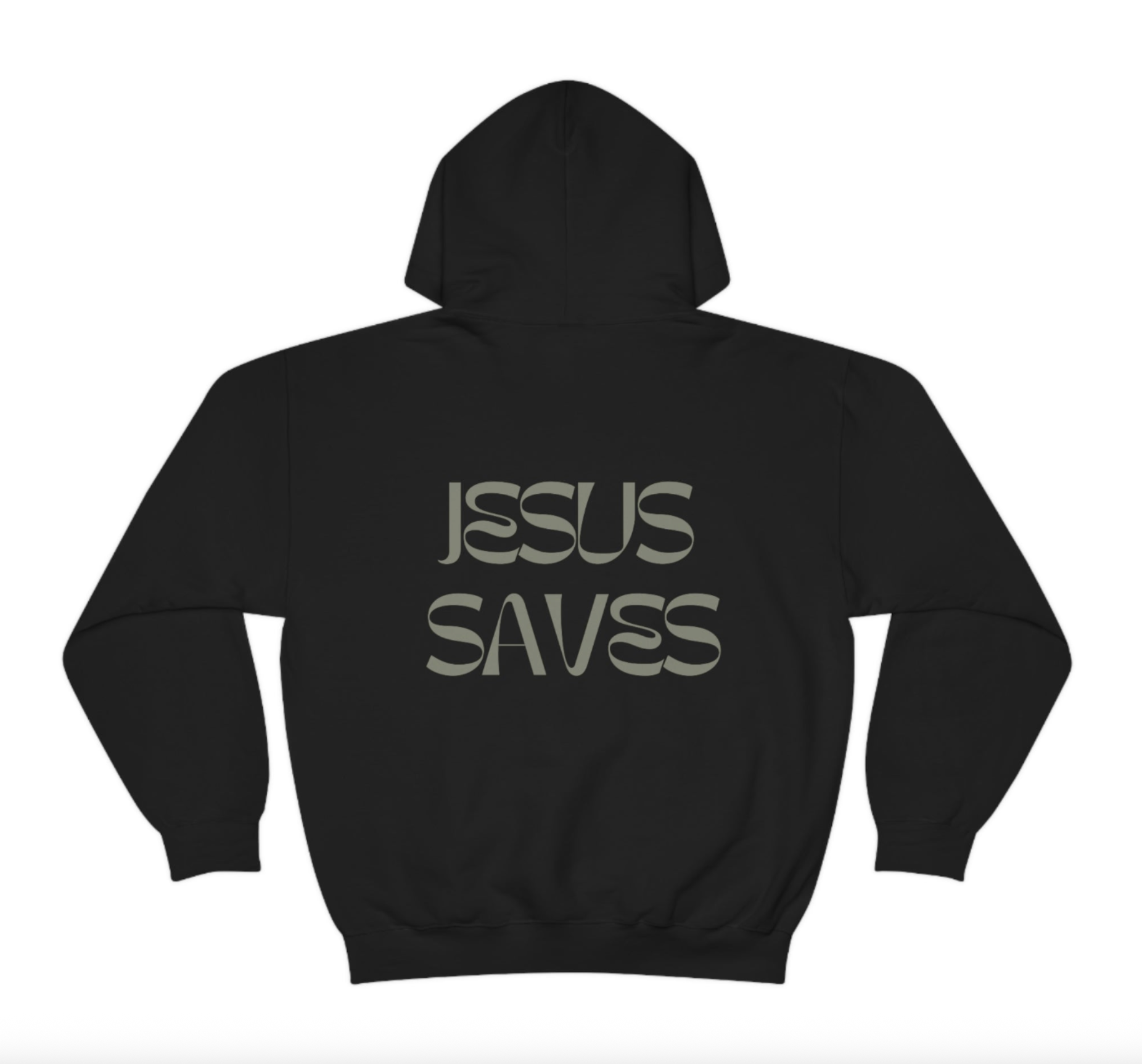 "JESUS SAVES" Essential Heavyweight Hoodie