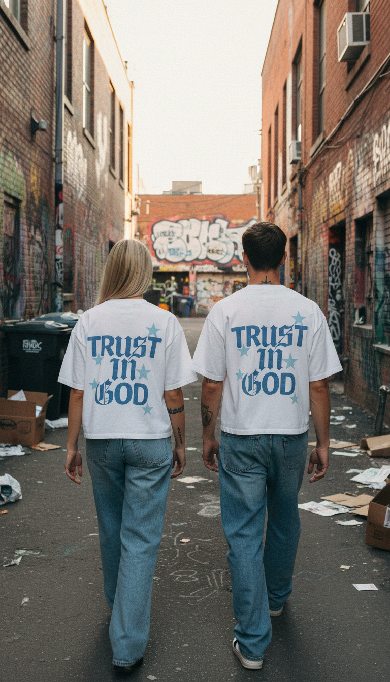 "TRUST IN GOD" Boxy Tee